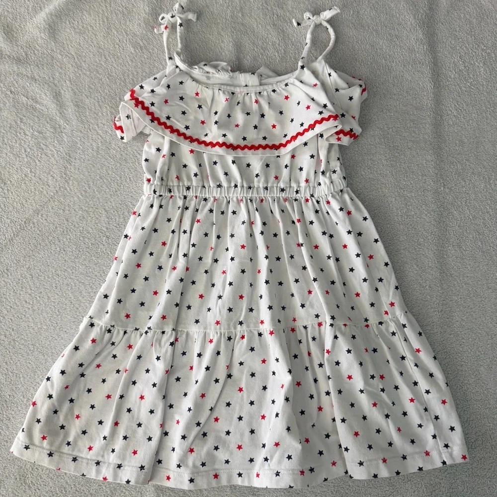 Janie and Jack | All Star Sundress Patriotic Star Print | Girls 5